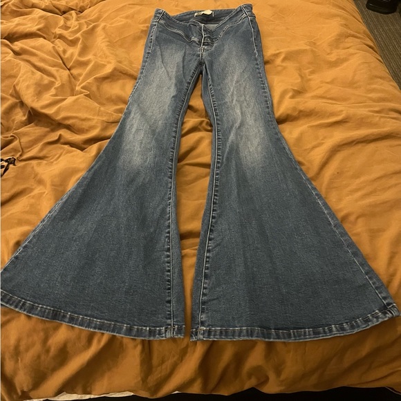 Free People size 25 bell bottoms - Picture 1 of 2